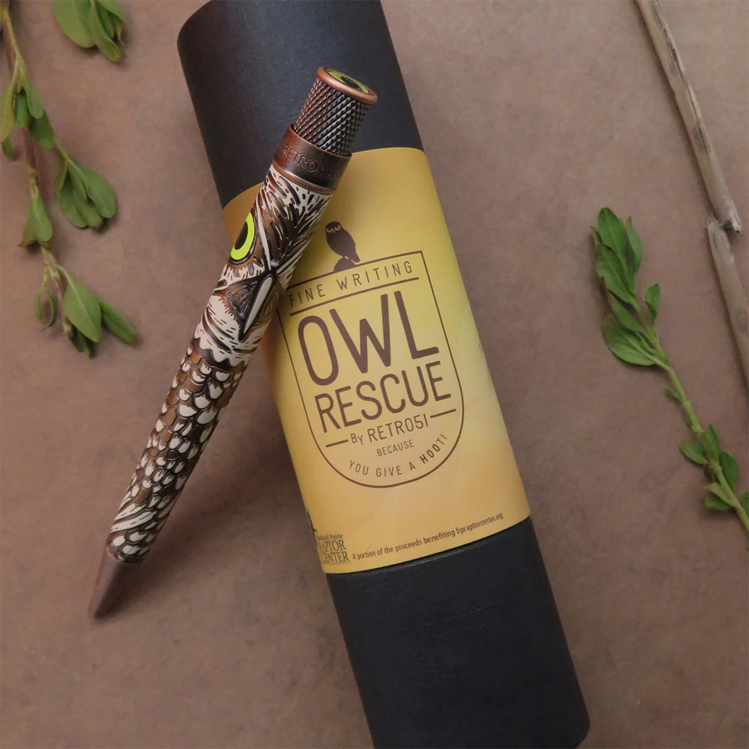 Retro 51 Tornado Ballpoint Pen Owl Rescue - Image 3