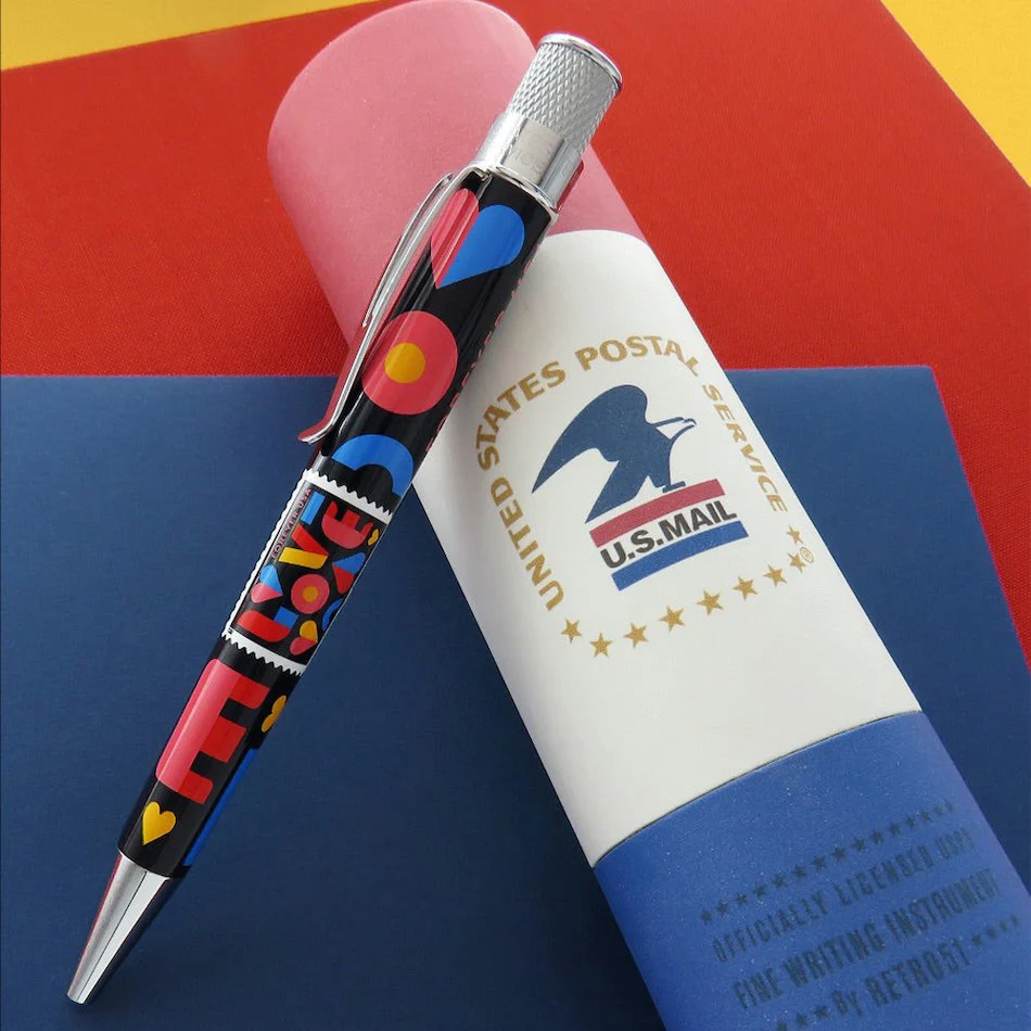 Retro 51 Tornado USPS Rollerball Pen Lovestamp - Image 3