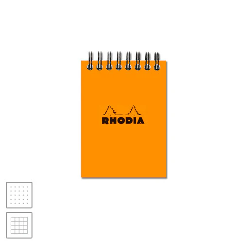 Rhodia Classic Wirebound Notepad A7 (75 x 105) - Image 2
