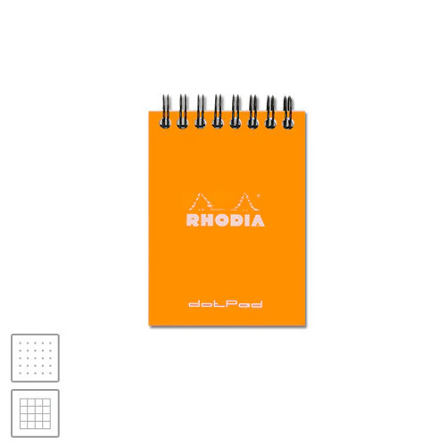 Rhodia Classic Wirebound Notepad A7 (75 x 105) - Image 3