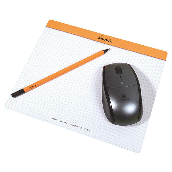 Rhodia Clic Bloc Mouse Pad Notepad (190 x 230) - Image 2