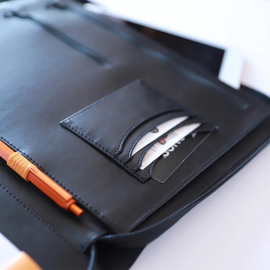 Rhodia Large Zipped Portfolio A4 Black - Image 3