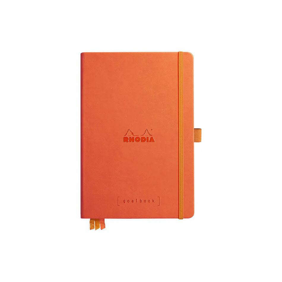Rhodia Rhodiarama Hardcover Goalbook A5 Tangerine