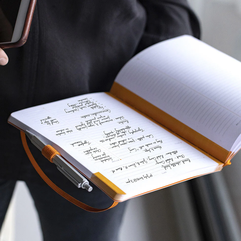 Rhodia Rhodiarama Meeting Book A5 Black - Image 2