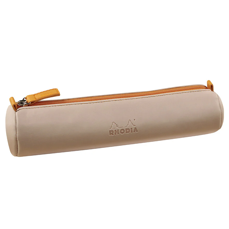 Rhodia Rhodiarama Round Pencil Case Rose Smoke