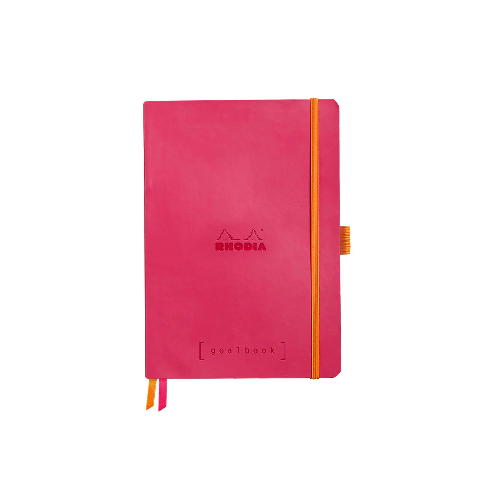 Rhodia Rhodiarama Softcover Goalbook With White Paper A5 Raspberry