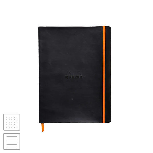 Rhodia Rhodiarama Softcover Notebook (190 x 250) Black