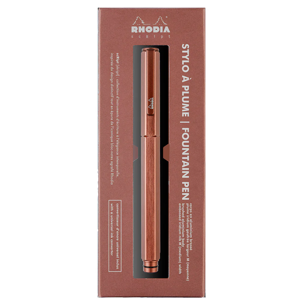 Rhodia scRipt Fountain Pen Brown - Image 4