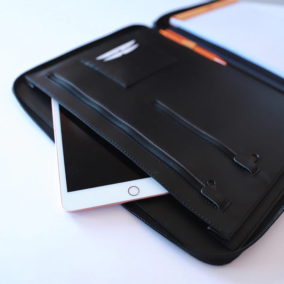 Rhodia Small Zipped Portfolio A5 Black - Image 4