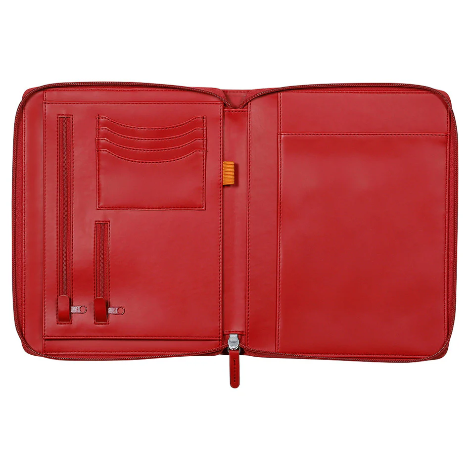 Rhodia Small Zipped Portfolio A5 Poppy - Image 2