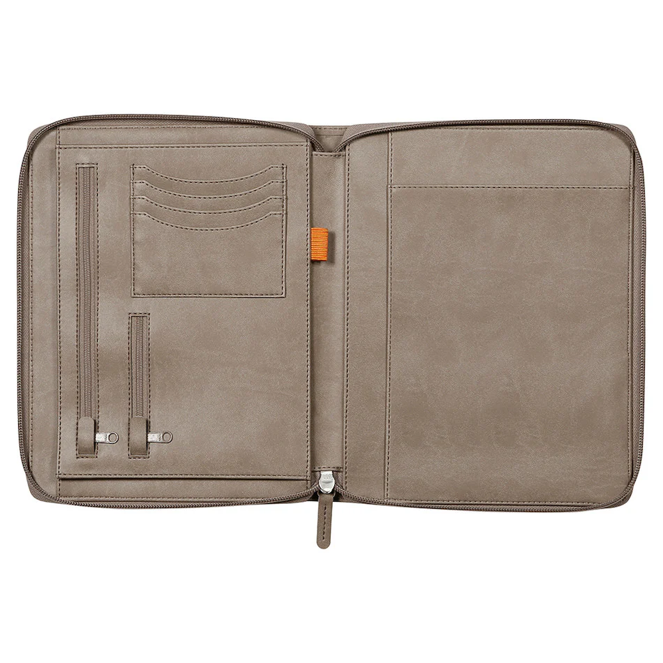 Rhodia Small Zipped Portfolio A5 Taupe - Image 2