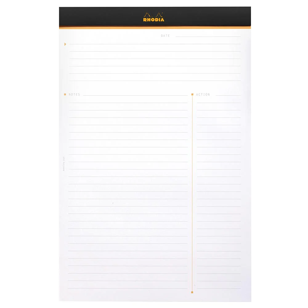 Rhodia Stapled Meeting Pad N°19 A4+ - Image 2