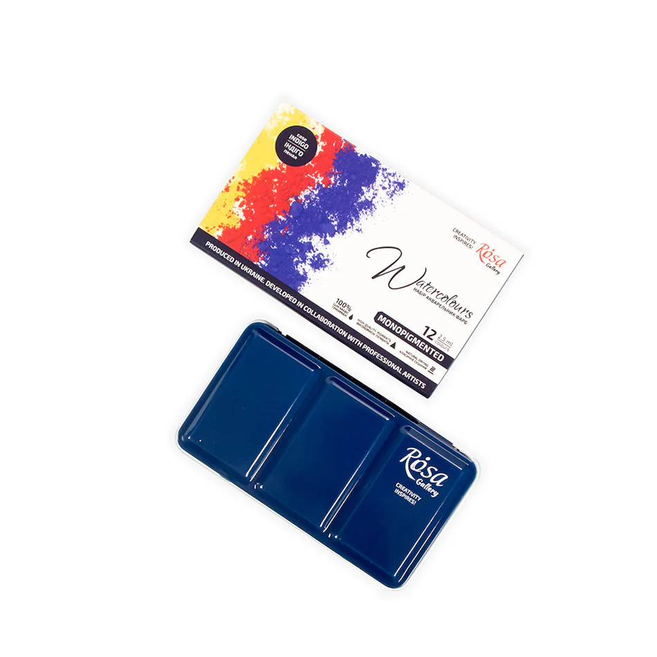 Rosa Watercolour Full Pan Monopigmented Set of 12 - Image 4