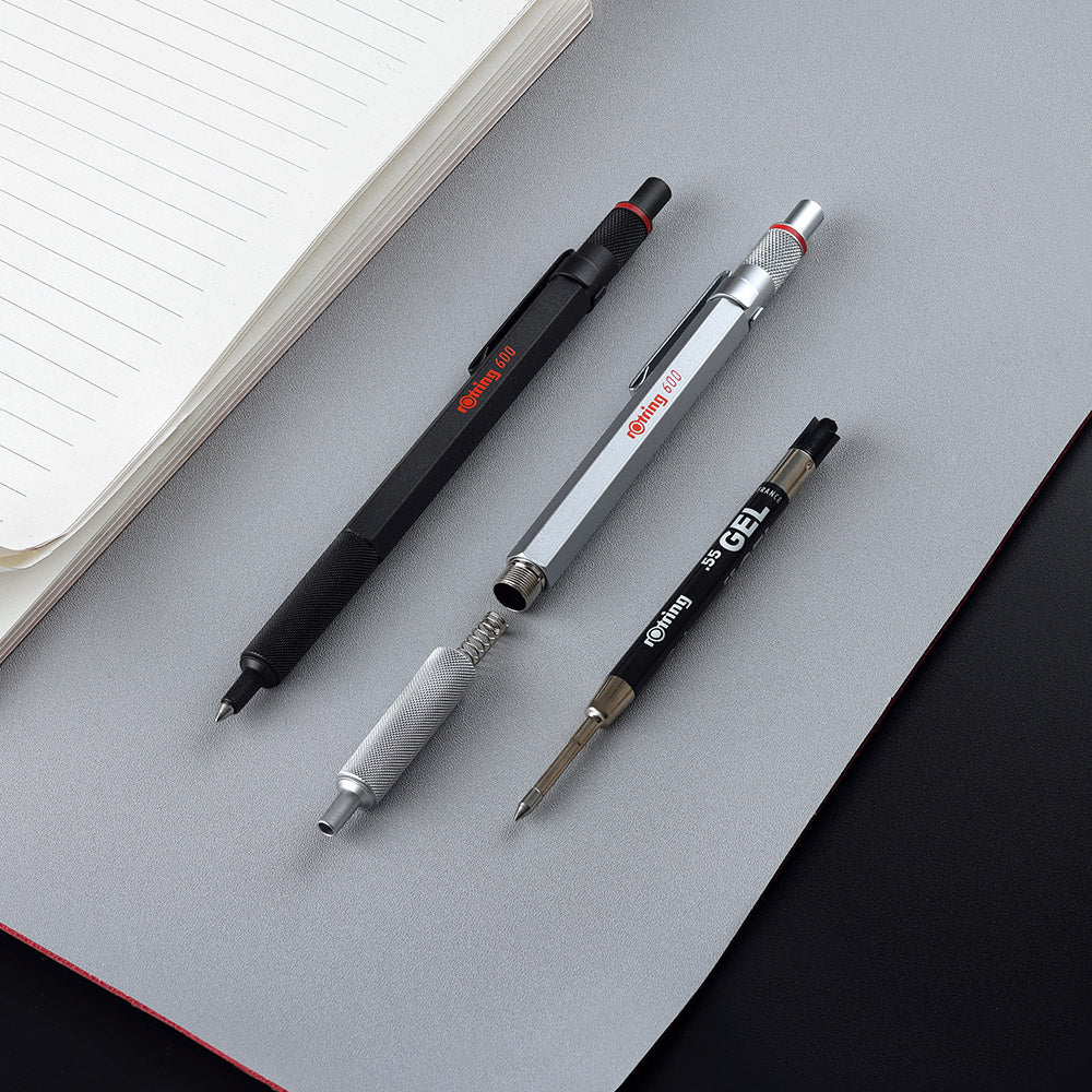 rotring 600 Gel Pen Silver - Image 2