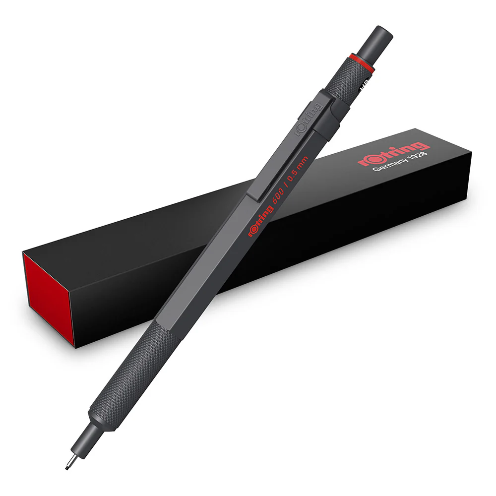 rotring 600 Mechanical Pencil Dark Stone 0.5mm - Image 3