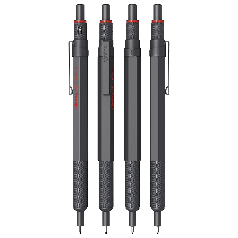 rotring 600 Mechanical Pencil Dark Stone 0.5mm - Image 4