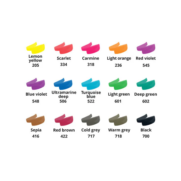 Royal Talens Ecoline Brush Pens Set of 15 - Image 4