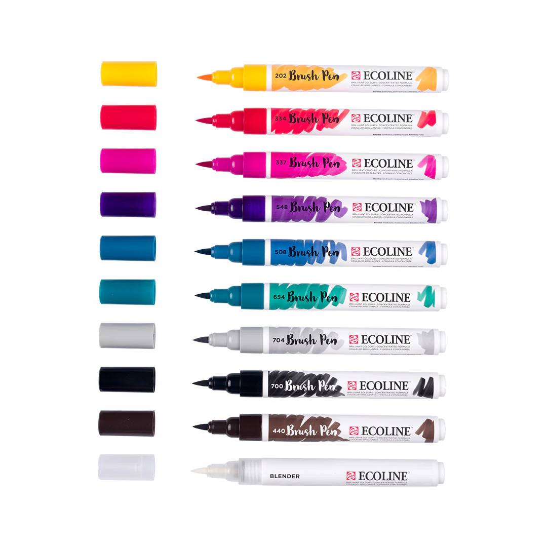 Royal Talens Ecoline Brushpen Set of 10 Galaxy - Image 2