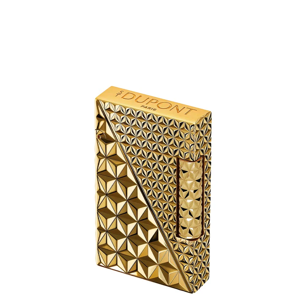 S.T. Dupont Lighter Line 2 Double Fire X Yellow Gold - Image 3