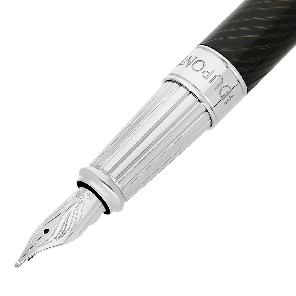 S.T.Dupont Line D Eternity Fountain Pen Year of the Horse Black and Palladium - Image 2