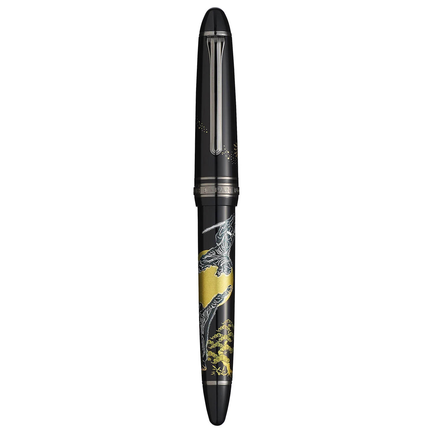 Sailor 1911 2nd Edition Ninja Yuubi Maki-e Fountain Pen Katana 14K Nib - Image 4