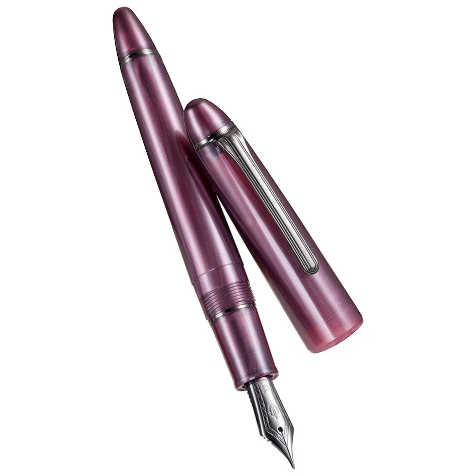 Sailor 1911 Ringless Metallic Fountain Pen Simply Red 21K Nib - Image 4