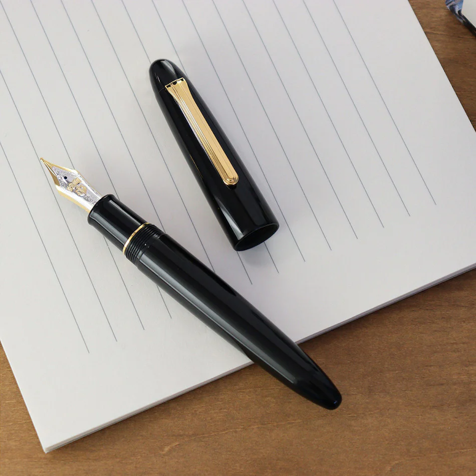 Sailor King Of Pens Fountain Pen Ebonite Naginata-Togi - Image 3