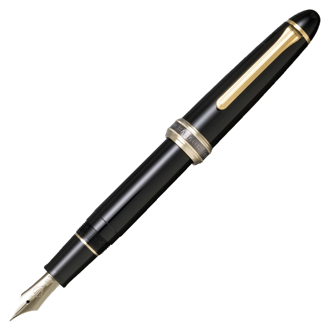 Sailor 1911 Large King of Pens Naginata-Togi Gold Trimmed Fountain Pen New Ring 2022