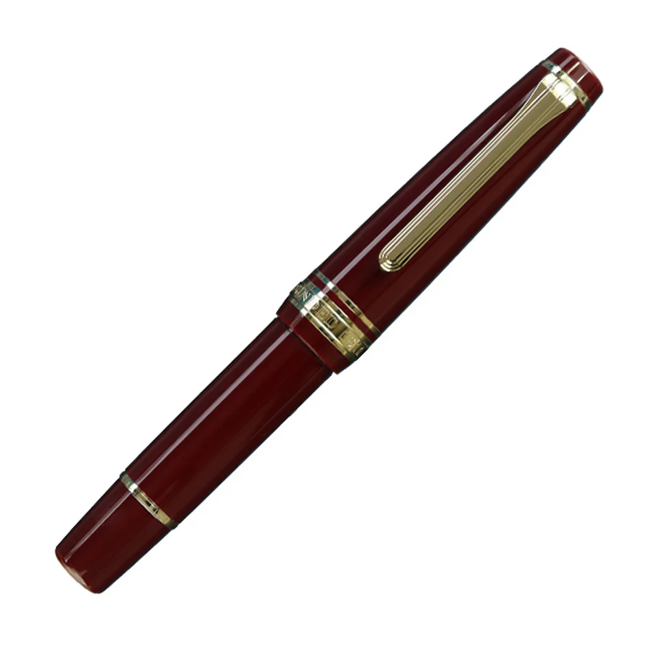Sailor Professional Gear Slim (Sapporo) Mini Fountain Pen Maroon - Image 4