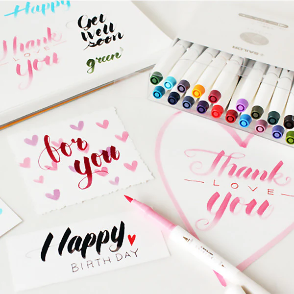 Sailor Shikiori Brush Pen Set of 20 Assorted - Image 6