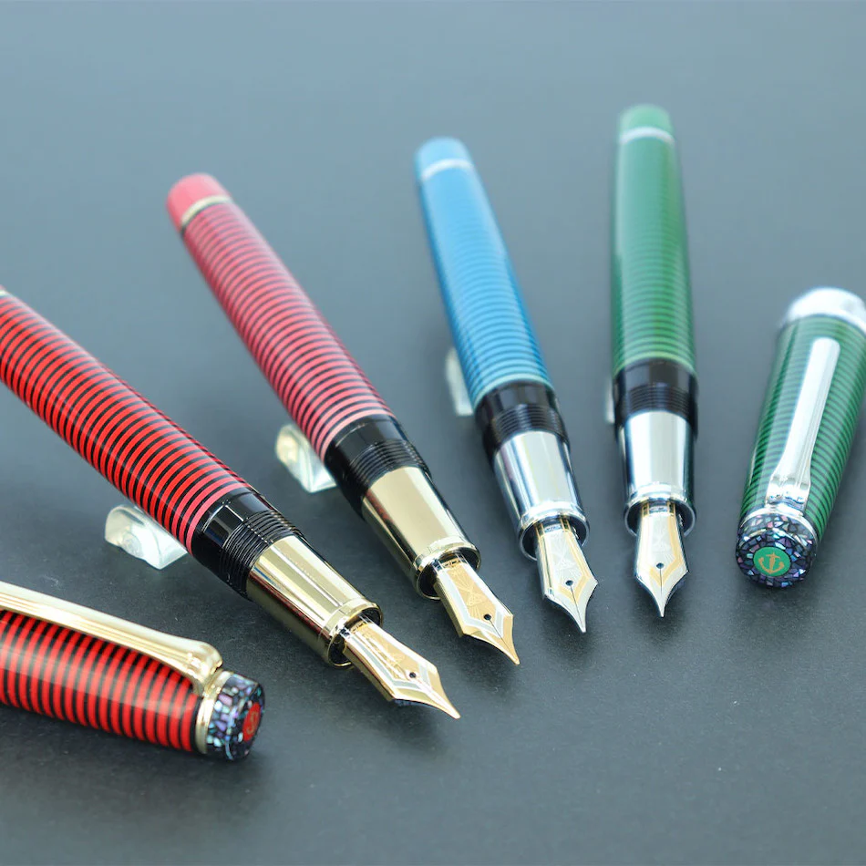 Sailor Wajima Bijou 2nd Edition Fountain Pen Emerald 21K Nib Limited Edition - Image 6