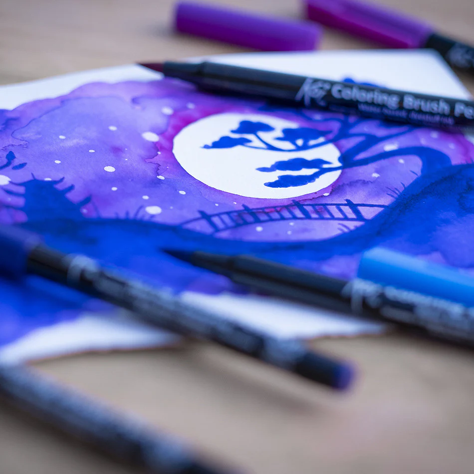 Sakura Koi Colourbrush Brushpen Set of 6 Galaxy - Image 3