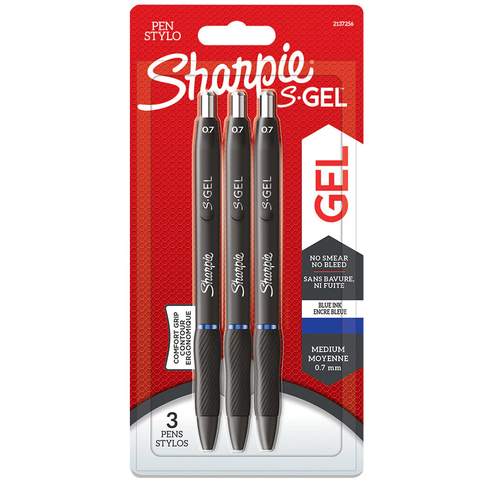 Sharpie S-Gel Gel Pen 0.7mm Set of 3 - Image 3