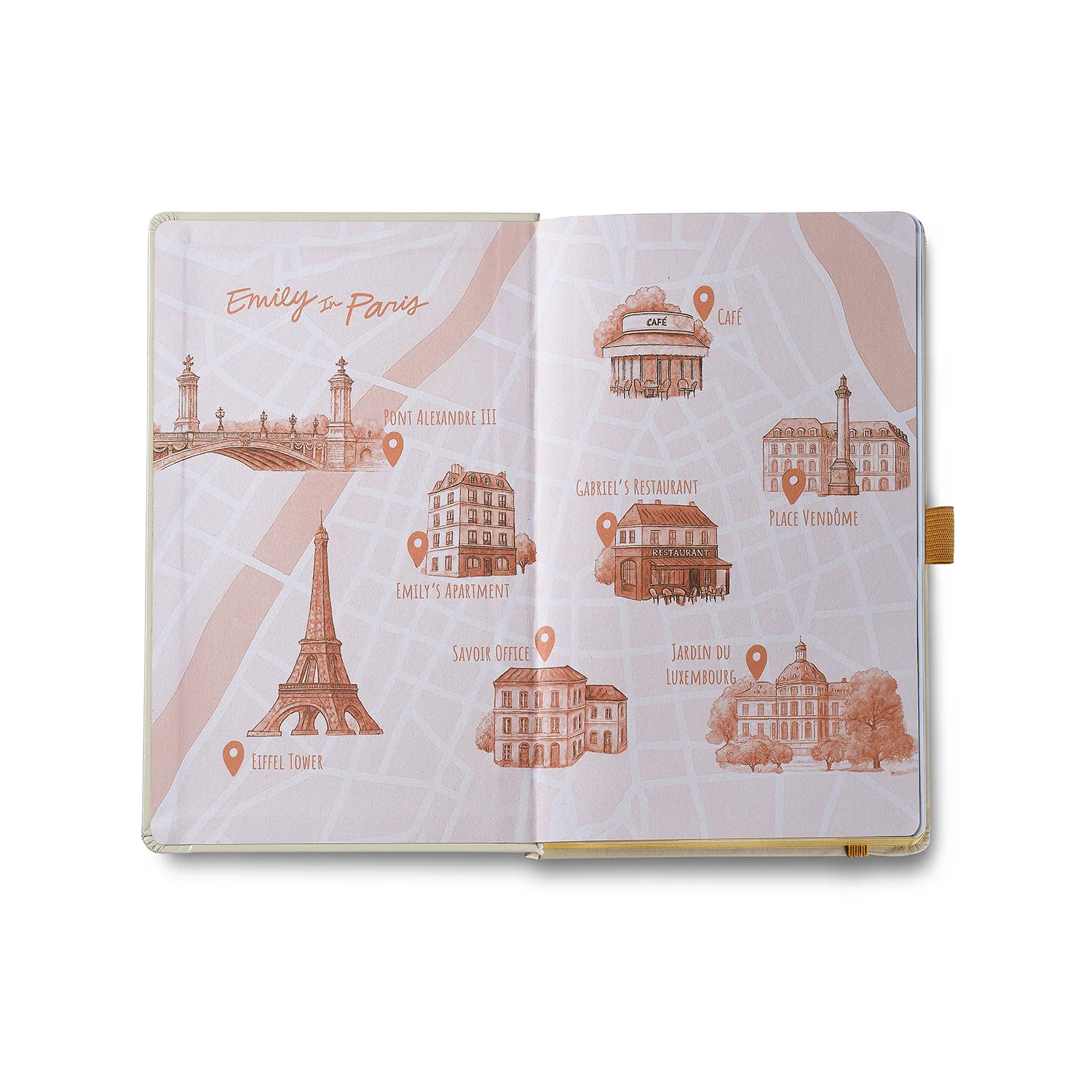 Sheaffer Emily in Paris A5 Notebook Beige - Image 5