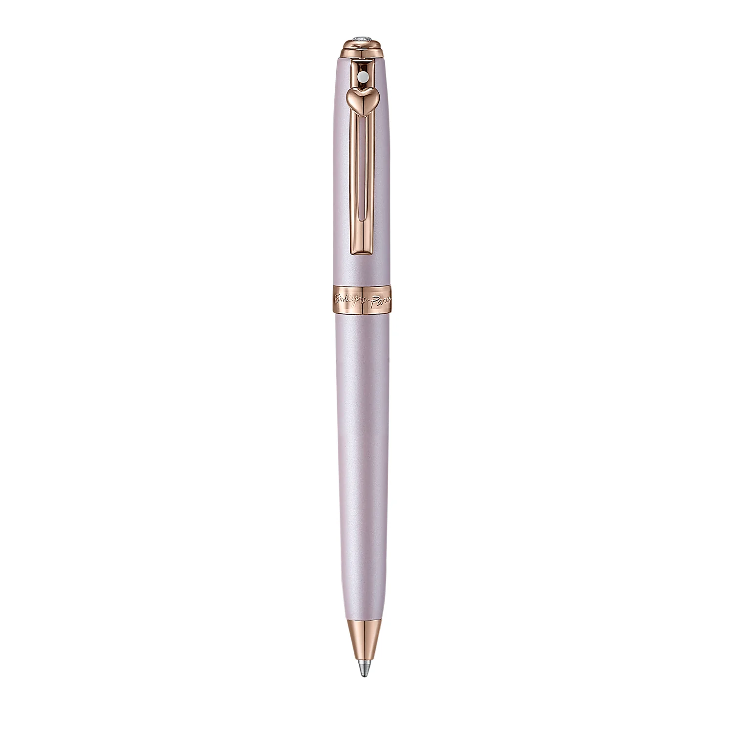 Sheaffer Emily in Paris Prelude Mini Ballpoint Pen Pastel Pink with Swarovski Crystal - Image 4