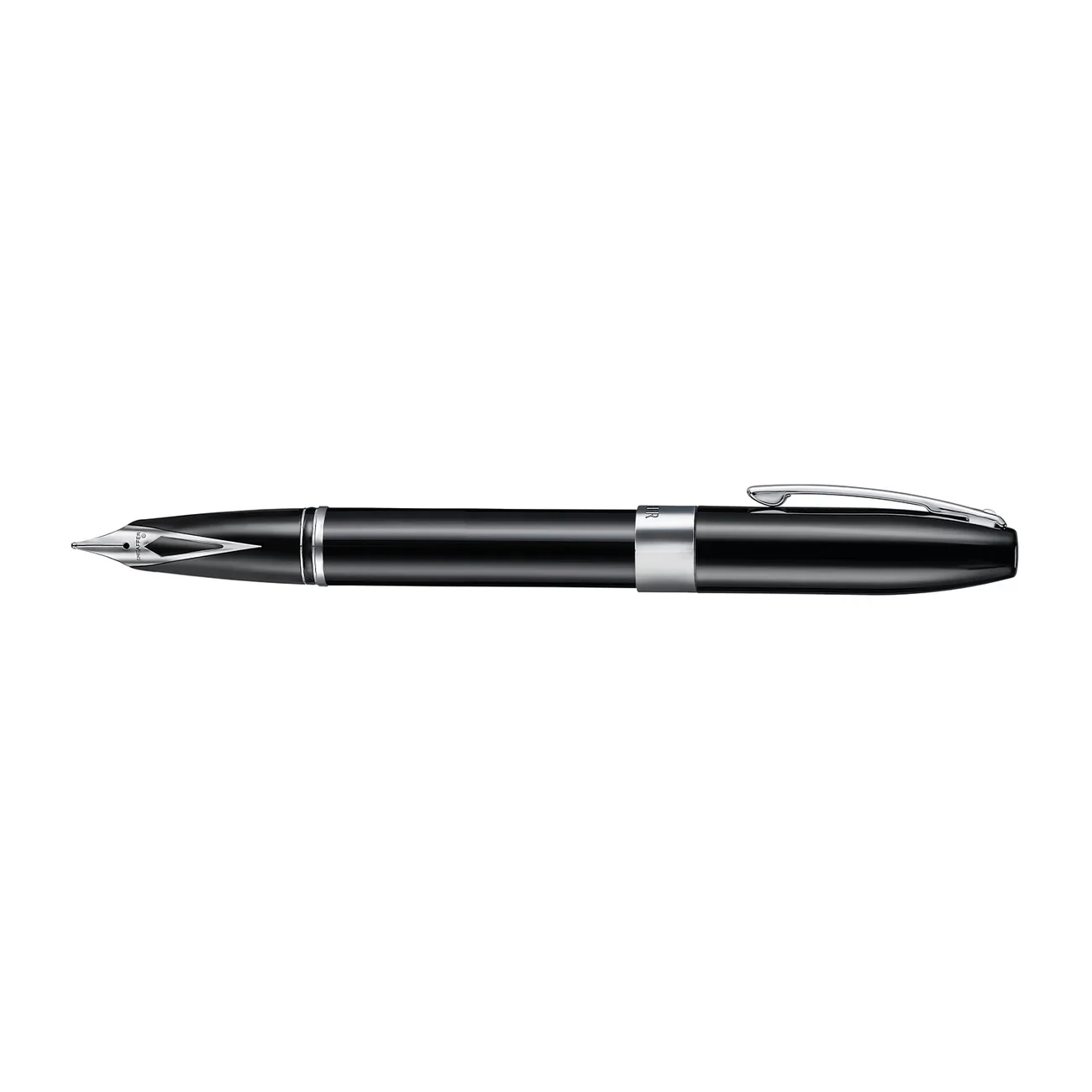 Sheaffer Legacy Fountain Pen Black with Chrome Trim and Leather Case Medium - Image 8