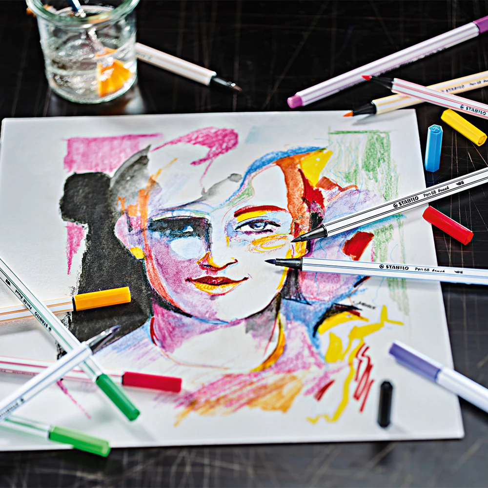 STABILO Aquacolour point 88 & Pen 68 Assorted Set of 36 - Image 2