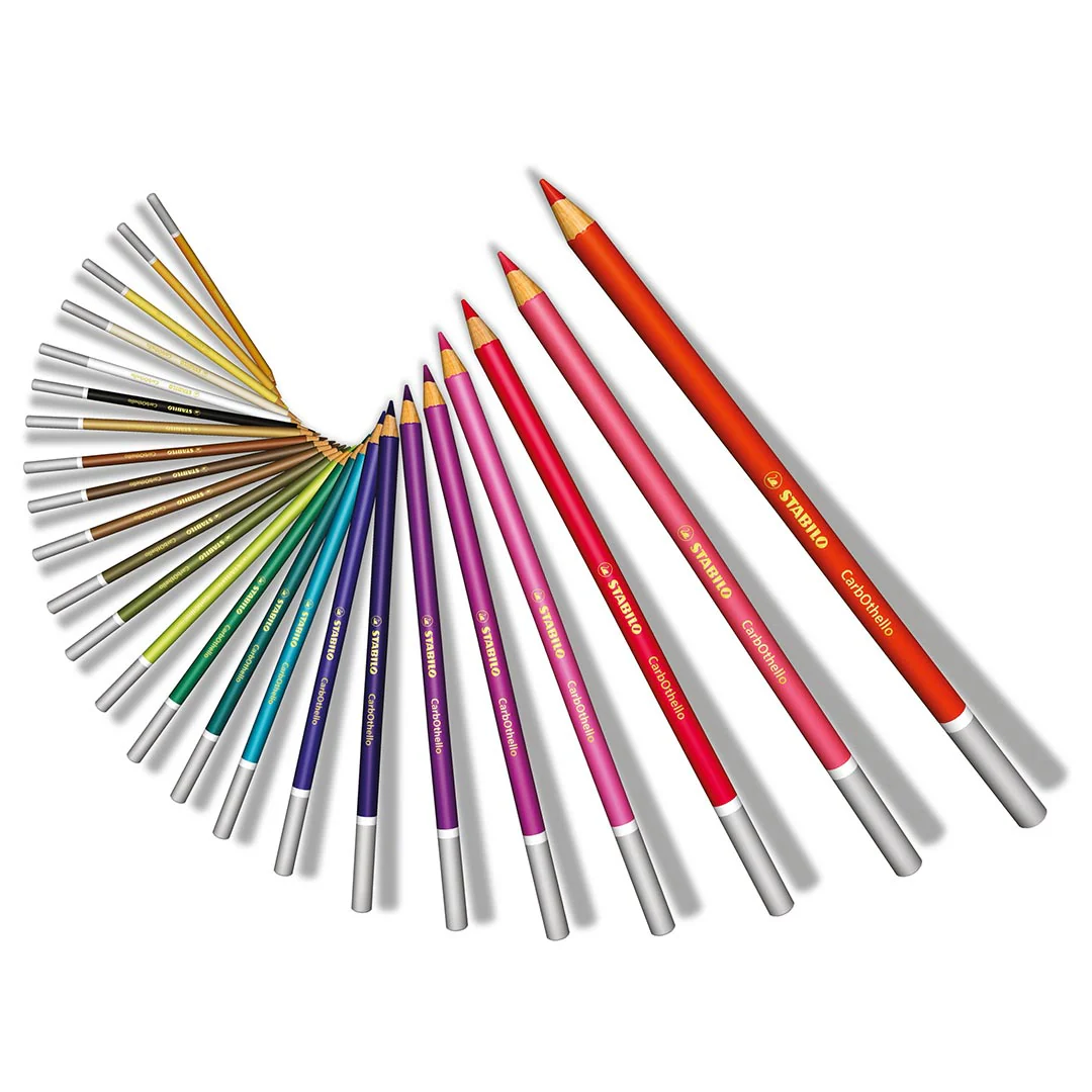 STABILO CarbOthello Metal Box Of 24 Assorted Colours - Image 5