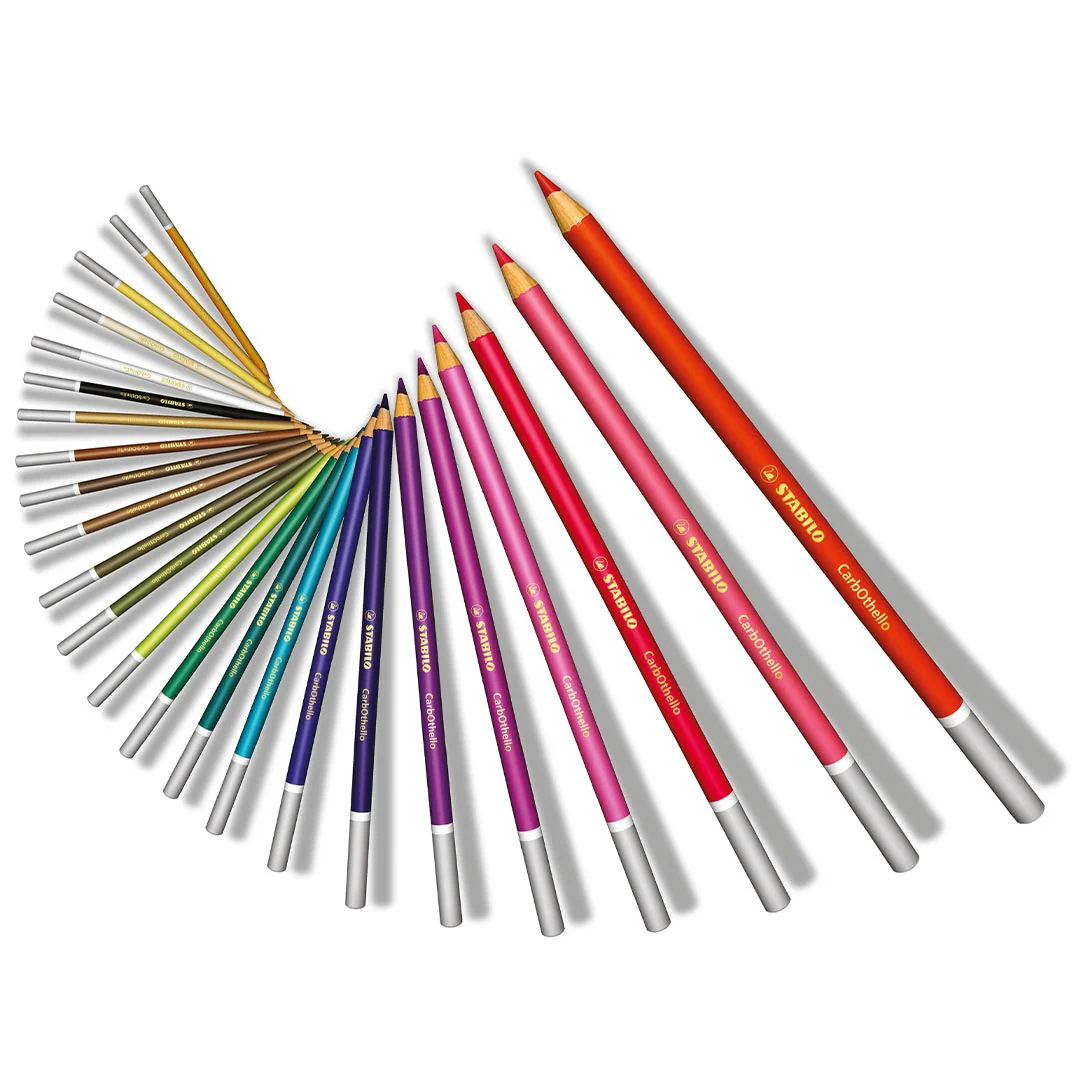 STABILO CarbOthello Metal Box Of 36 Assorted Colours - Image 5