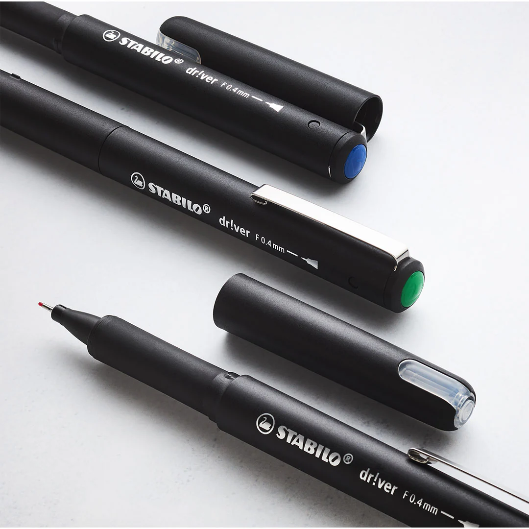 STABILO dr!ver Premium Fineliner Set of 4 Fine - Image 7