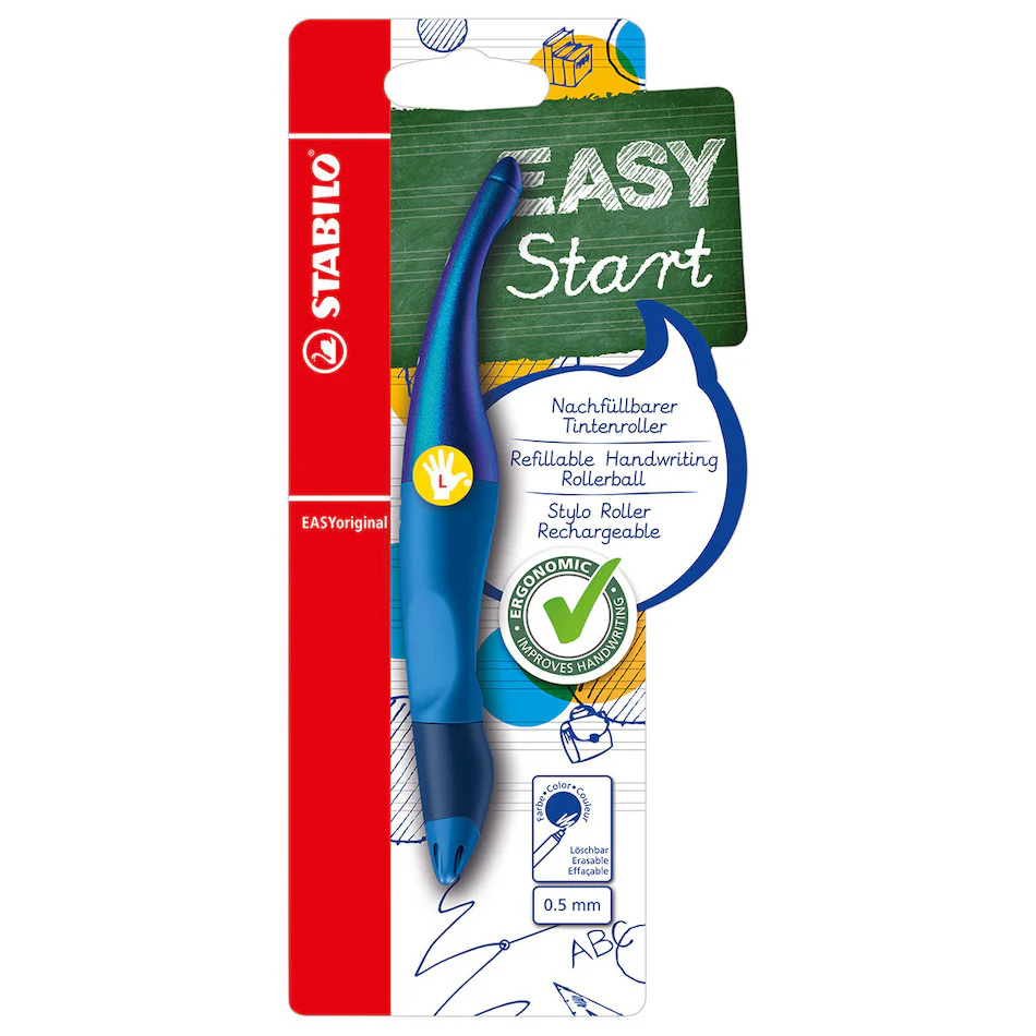 STABILO EASYoriginal Holograph Edition Handwriting Pen Blue