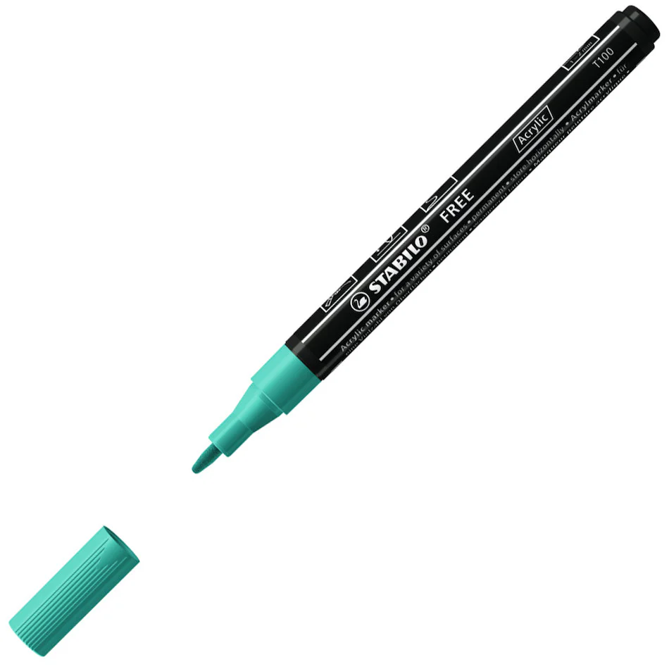 STABILO FREE T100 Acrylic Marker Pen Bullet Tip 1-2mm - Image 6
