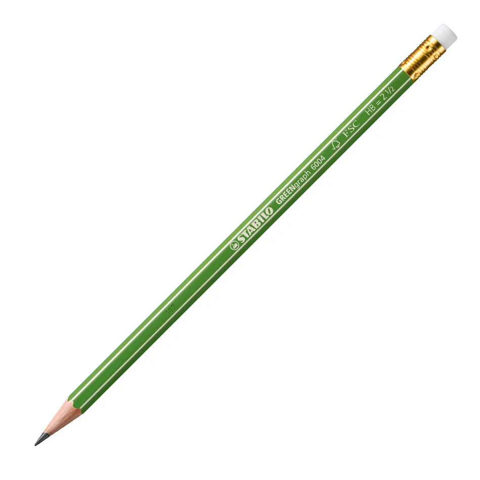 STABILO GREENGraph Graphite Pencil with Eraser