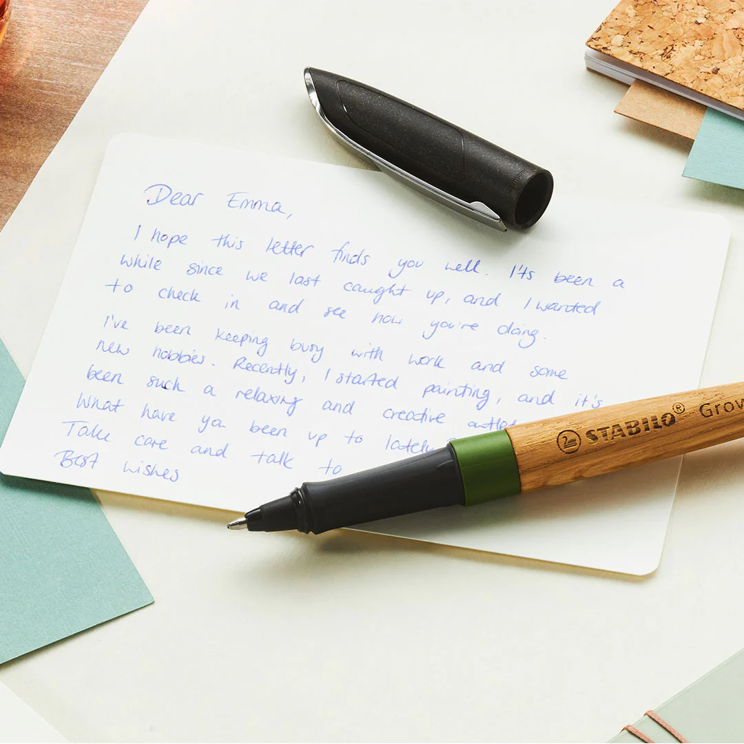 STABILO Grow Climate-Neutral Ballpoint Pen Oak - Image 2