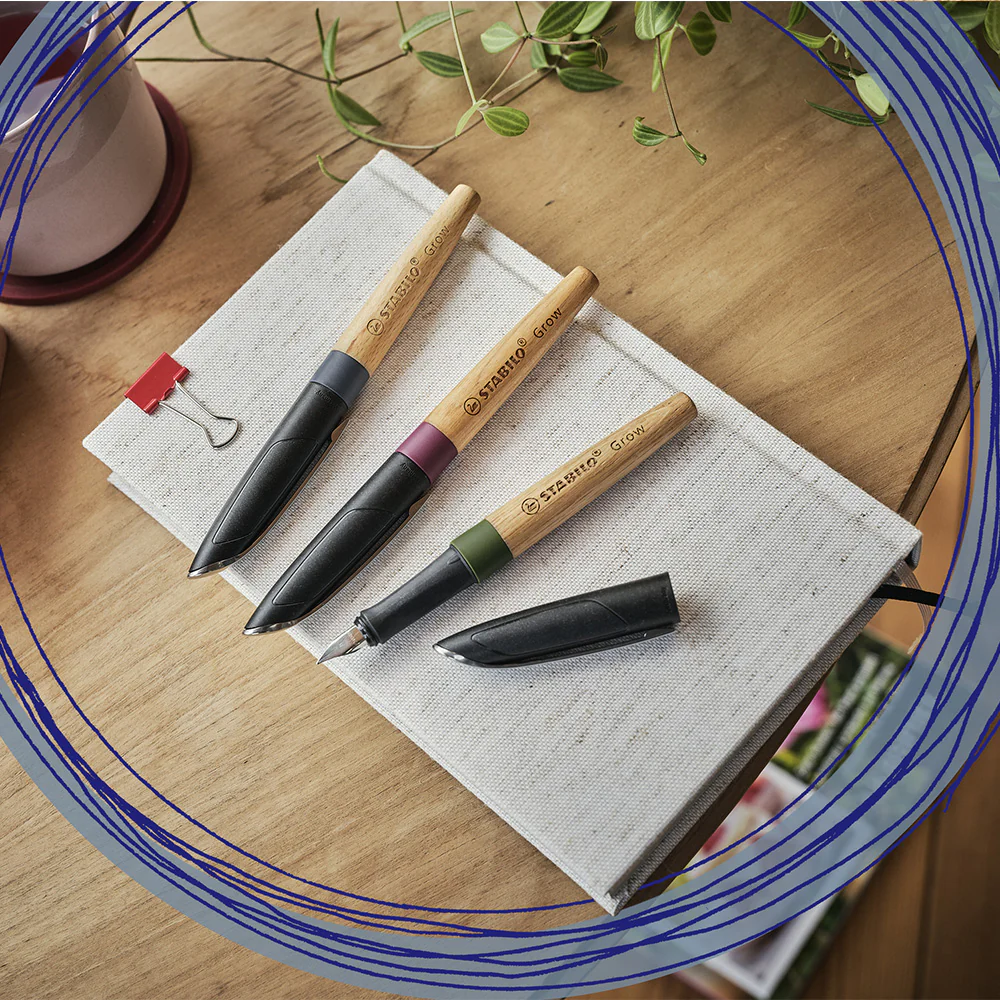 STABILO Grow Climate-Neutral Fountain Pen Beech - Image 3