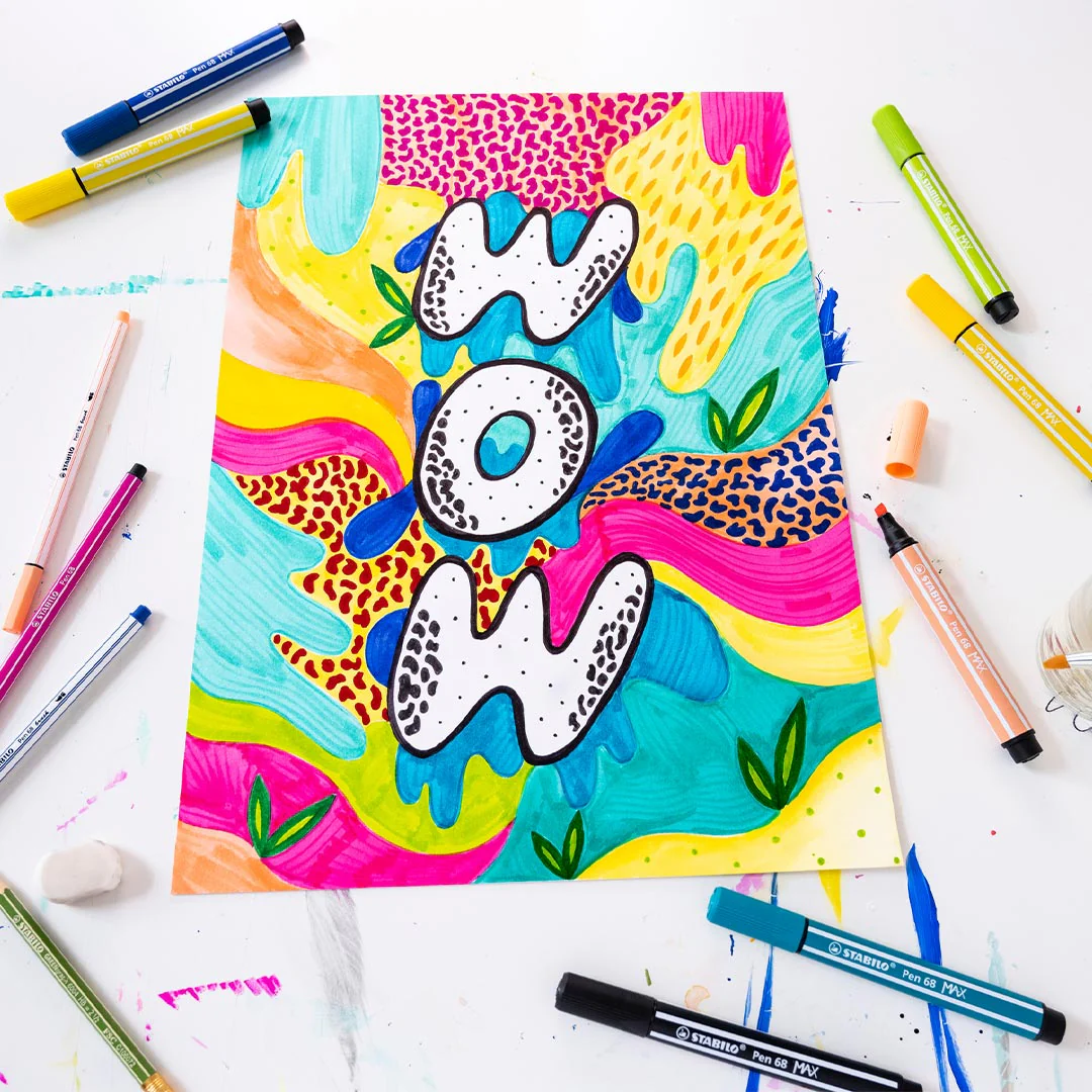 STABILO Pen 68 Max Card Wallet Of 6 Arty - Image 2