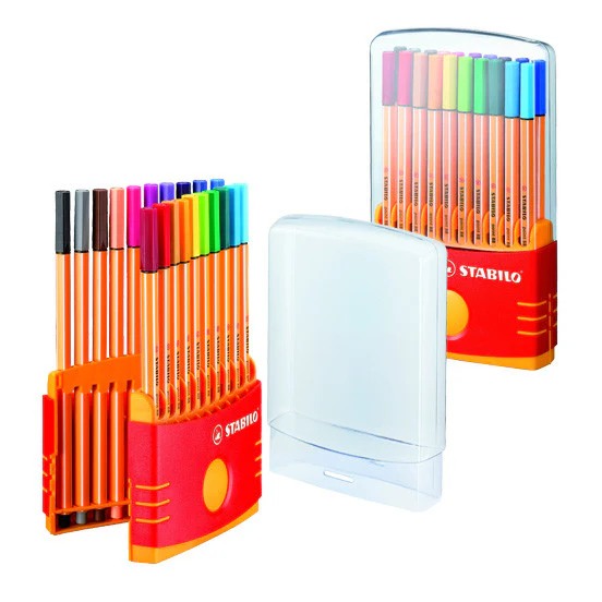 STABILO point 88 Fineliner Pen Colourparade Set of 20 - Image 2