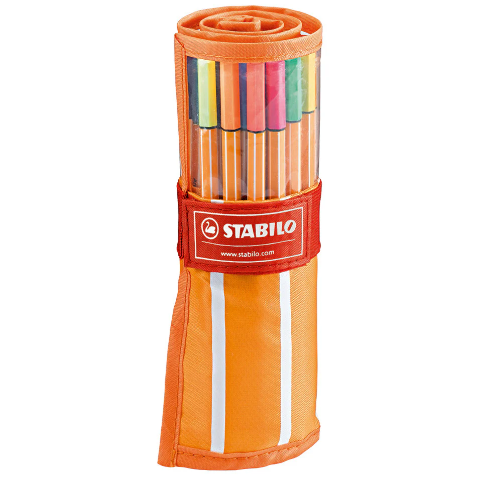 STABILO point 88 Fineliner Rollerset of 30 Colours