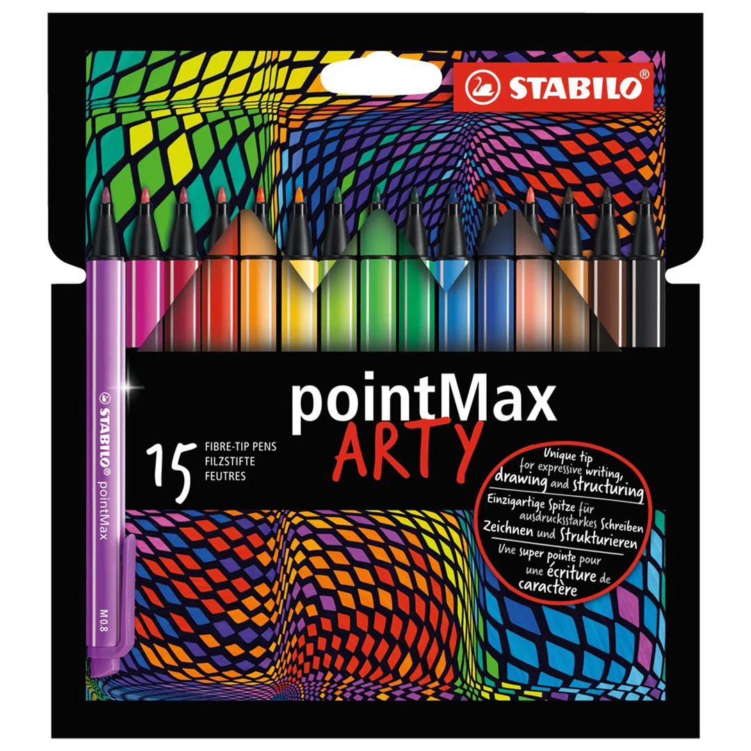 STABILO PointMAX Colours Arty Set of 15