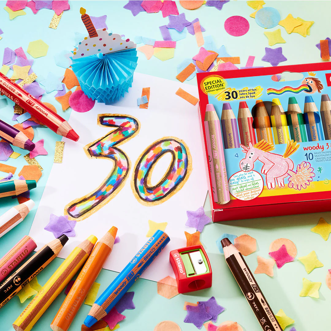 STABILO woody 3 in 1 Birthday Edition Set of 10 + Sharpener - Image 6